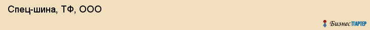  Спец-шина, ТФ, ООО , Пермь