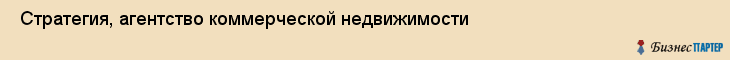  Стратегия, агентство коммерческой недвижимости , Пермь